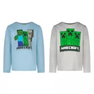   Minecraft Trio tricou cu mânecă lungă pentru copii, top 6-12 ani