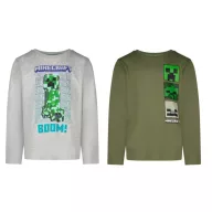 Minecraft tricou copii cu mânecă lungă, top 6-12 ani