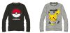 Pokémon copii tricou cu mânecă lungă, top 8-14 ani