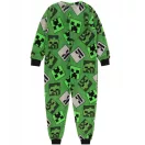 Minecraft pijamale lungi pentru copii, overall 3-10 ani