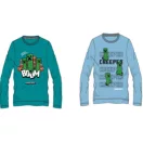 Minecraft Creeper tricou copii cu mânecă lungă, top 6-12 ani