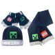 Minecraft Explosive set de căciulă, fular și mănuși pentru copii 54-56 cm