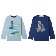 Lego tricou cu mânecă lungă pentru copii, top 3-8 ani