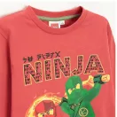 Lego Tricou cu mânecă lungă Ninjago pentru copii, top 3-8 ani