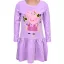 Purcelușa Peppa Flower rochie pentru copii 3-8 ani