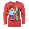 Minecraft tricou pentru copii cu mânecă lungă, top 6-12 ani