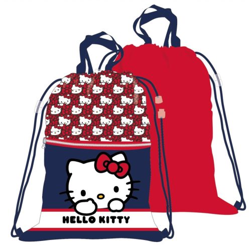 Hello Kitty Red Bow Deluxe geantă de sport, sac de gimnastică 45 cm