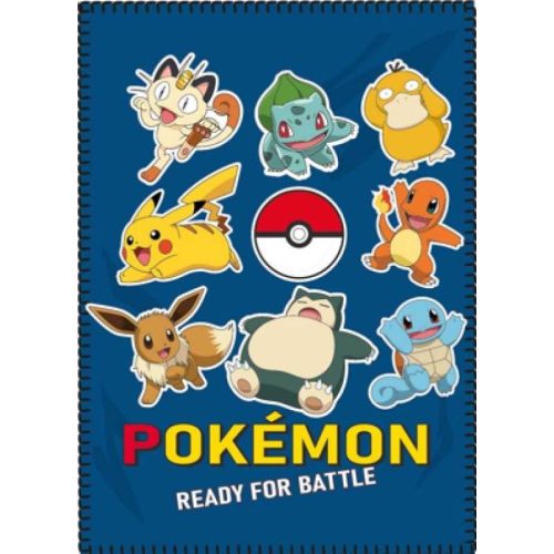 Pokémon Ready for Bottle pătură din polar 100x140cm