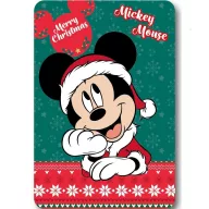   Disney Mickey  Festive Pătură Polară de Crăciun 100x140cm