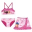 Barbie Style set bikini și fustă pentru copii 3-8 ani