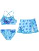 Disney Lilo și Stitch Leaf set bikini și fustă pentru copii 4-10 ani