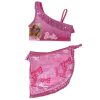 Barbie Style set bikini și sarong pentru copii 3-8 ani