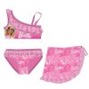 Barbie Style set bikini și sarong pentru copii 3-8 ani