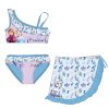 Disney Regatul de gheață Frolic costum de bikini și sarong pentru copii 3-8 ani
