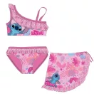 Disney Lilo și Stitch Tropic Pink set bikini și sarong pentru copii 4-10 ani
