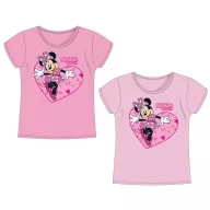   Disney Minnie Heart tricou scurt pentru copii, topuri 3-8 ani
