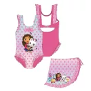 Gabby's Dollhouse Pandy Costum de baie și sarong pentru copii set 3-8 ani