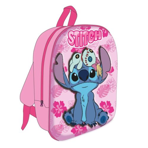 Disney Lilo și Stitch Pink Mischief Rucsac 3D, geantă 30 cm