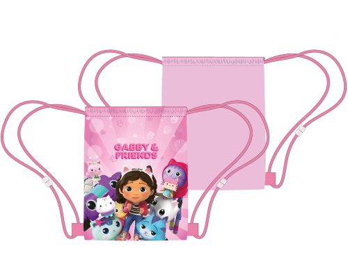 Gabby's Dollhouse Colorful World geantă sport, sac de gimnastică 40 cm