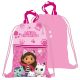 Gabby's Dollhouse Colorful World Deluxe geantă de sport, sac de gimnastică 45 cm