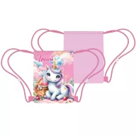 Unicorn Clouds geantă sport, sac de gimnastică 40 cm
