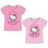 Hello Kitty Pink tricou cu mânecă scurtă pentru copii, top 3-8 ani