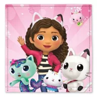   Gabby's Dollhouse Cat World prosop de mână, prosop pentru față, prosop 30x30cm