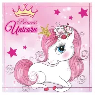   Unicorn Princess prosop de mâini, prosop de față, prosop 30x30cm