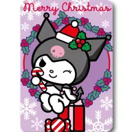 Hello Kitty Kuromi Pătură polară de Crăciun 100x140cm