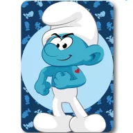 Strumfii Hefty Smurf pătură polară 100x140cm