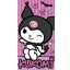 Hello Kitty Punk Kuromi prosop de baie, prosop de plajă 70x140cm (Uscare rapidă)