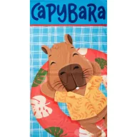   Kapibara Float Fun prosop de baie, prosop de plajă 70x140cm (Uscare Rapidă)