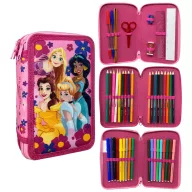Prințesele Disney Fairy Tale penar umplut 3 niveluri