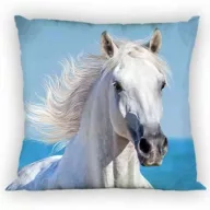 Cal Husă de pernă albă 40*40 cm