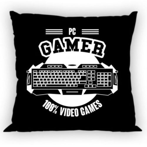 Gamer black față de pernă 40x40 cm