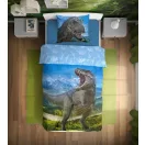 Dinozaur Set de lenjerie T-Rex 140×200cm, 70×90 cm
