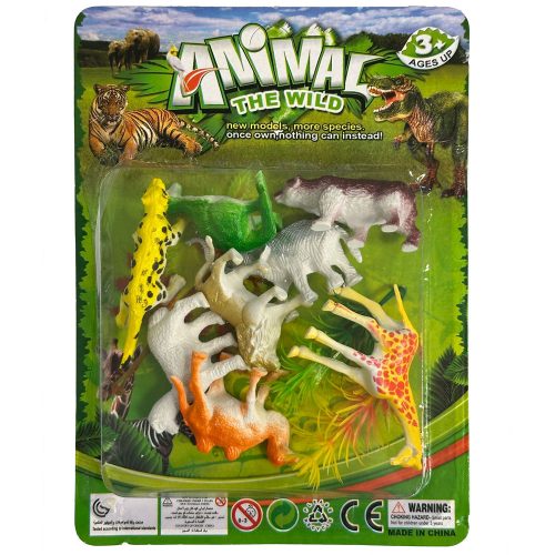 Animale figurină din plastic set de 8 în cutie