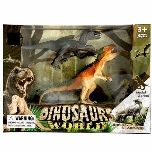 Dinozaur plastic figura 2pcs set în cutie