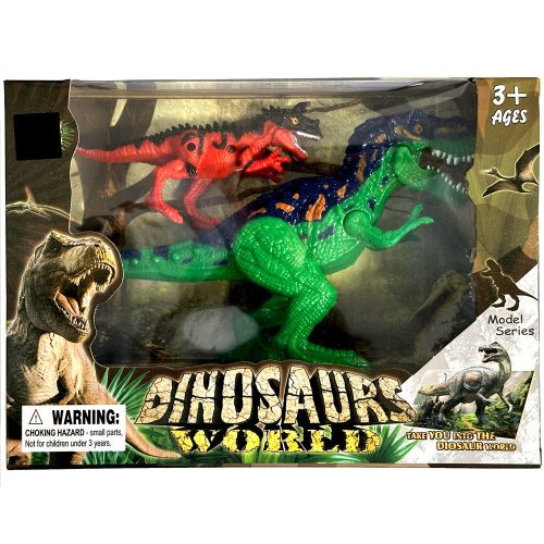 Dinozaur plastic figura 2pcs set în cutie
