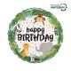 La mulți ani Jungle Balon din folie Happy Birthday 46 cm
