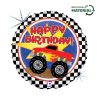 La mulți ani Monster Truck Holo Happy Birthday balon din folie 46 cm
