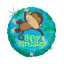 La mulți ani Monkey Buddy Holo Balon din folie Happy Birthday 46 cm