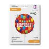 La mulți ani Party Holo Balon folie Happy Birthday 46 cm