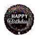 La mulți ani Glitter Confetti Balon din folie Happy Birthday 46 cm