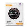 La mulți ani Glitter Confetti Balon din folie Happy Birthday 46 cm