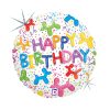 La mulți ani Balloons Dog Holo Balon din folie Happy Birthday 46 cm
