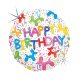 La mulți ani Balloons Dog Holo Balon din folie Happy Birthday 46 cm