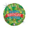 La mulți ani Camouflage Holo Happy Birthday balon folie 46 cm