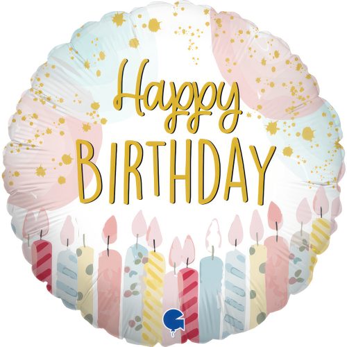 La mulți ani Candle Balon mini din folie La mulți ani 19 cm (WP)