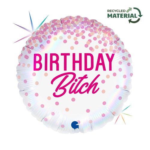 La mulți ani Bitch Balon din folie Happy Birthday 46 cm